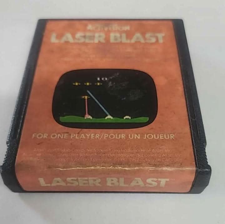 Laser Blast Atari 2600 jeux video game-x