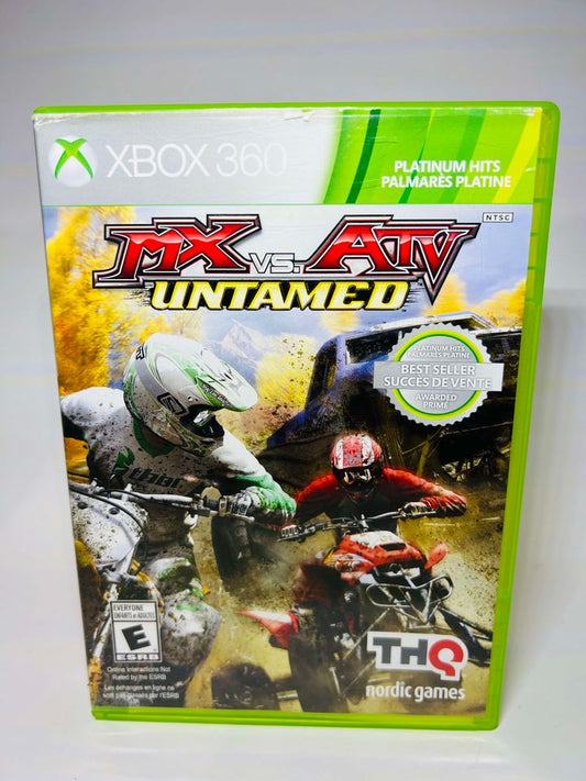 MX VS ATV UNTAMED PLATINUM HITS XBOX 360 X360 - jeux video game-x