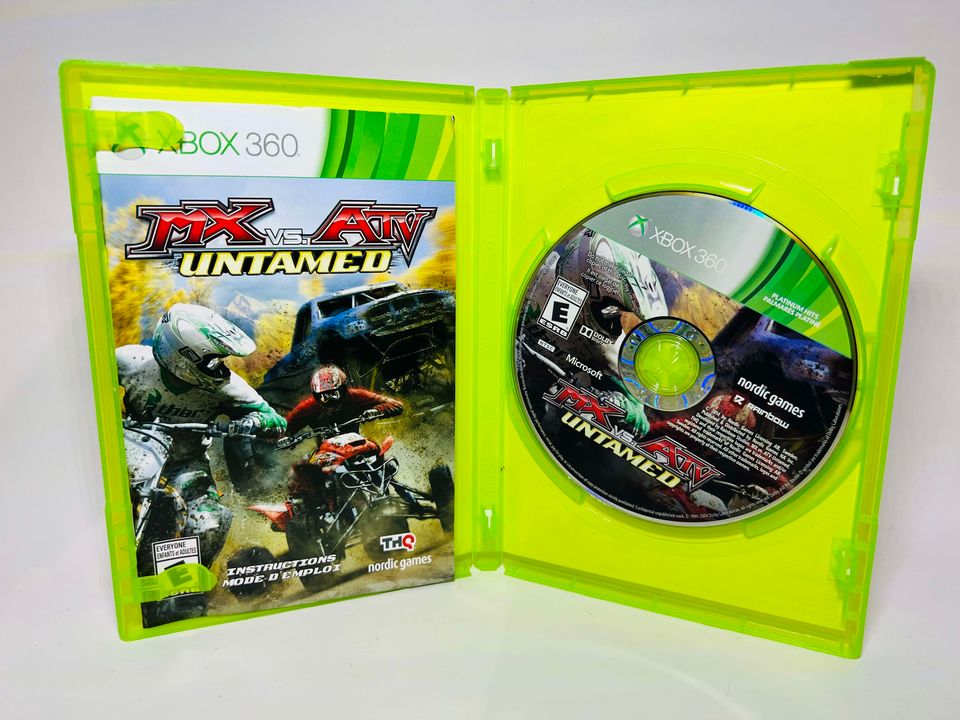 MX VS ATV UNTAMED PLATINUM HITS XBOX 360 X360 - jeux video game-x