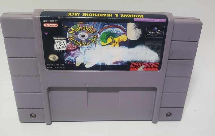 MOHAWK AND HEADPHONE JACK SUPER NINTENDO SNES - jeux video game-x