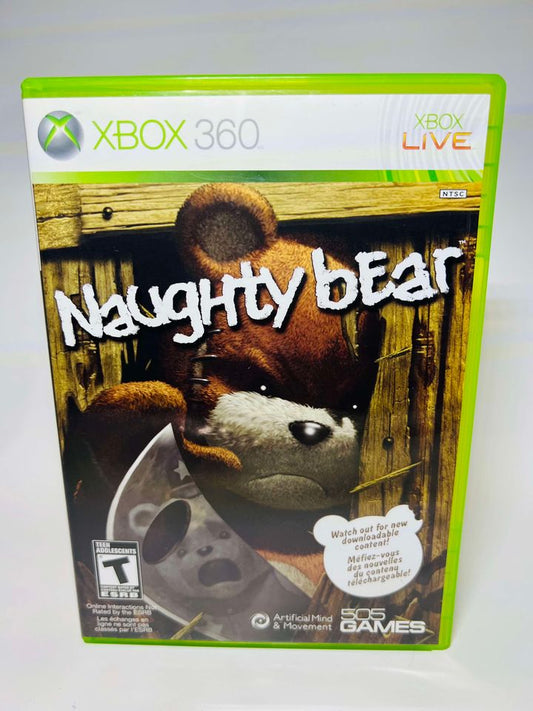 NAUGHTY BEAR XBOX 360 X360 - jeux video game-x