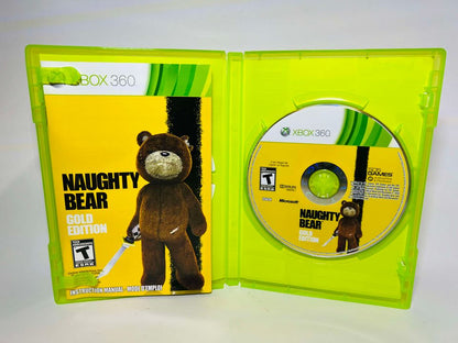 NAUGHTY BEAR GOLD EDITION XBOX 360 X360 - jeux video game-x