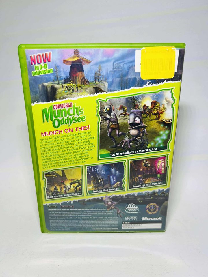 ODDWORLD MUNCH'S ODDYSEE XBOX - jeux video game-x