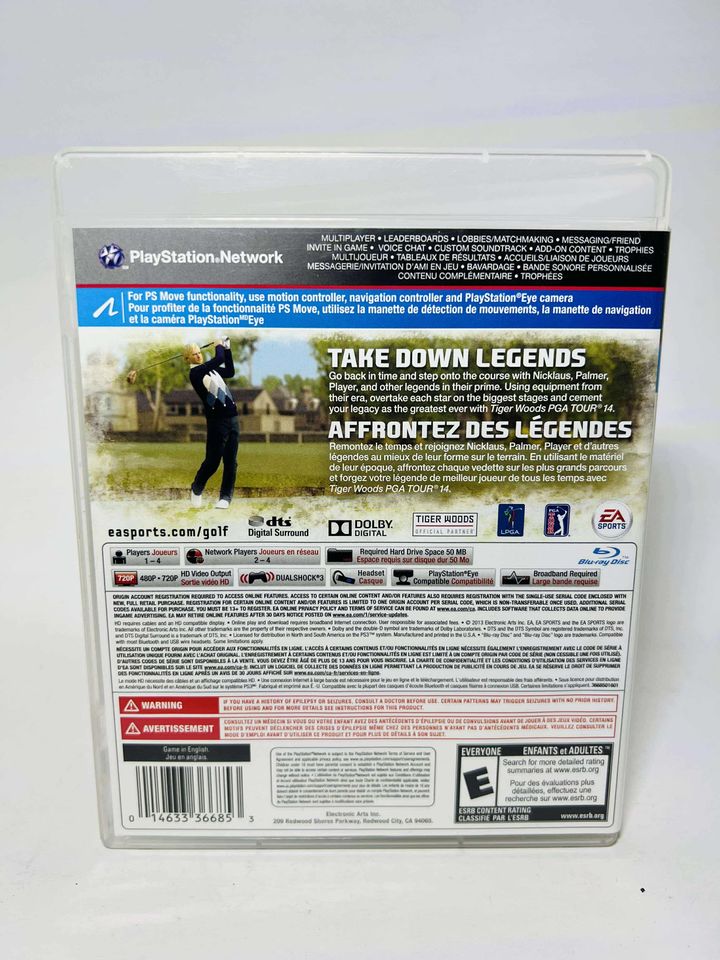 TIGER WOODS PGA TOUR 14 (PLAYSTATION 3 PS3) - jeux video game-x