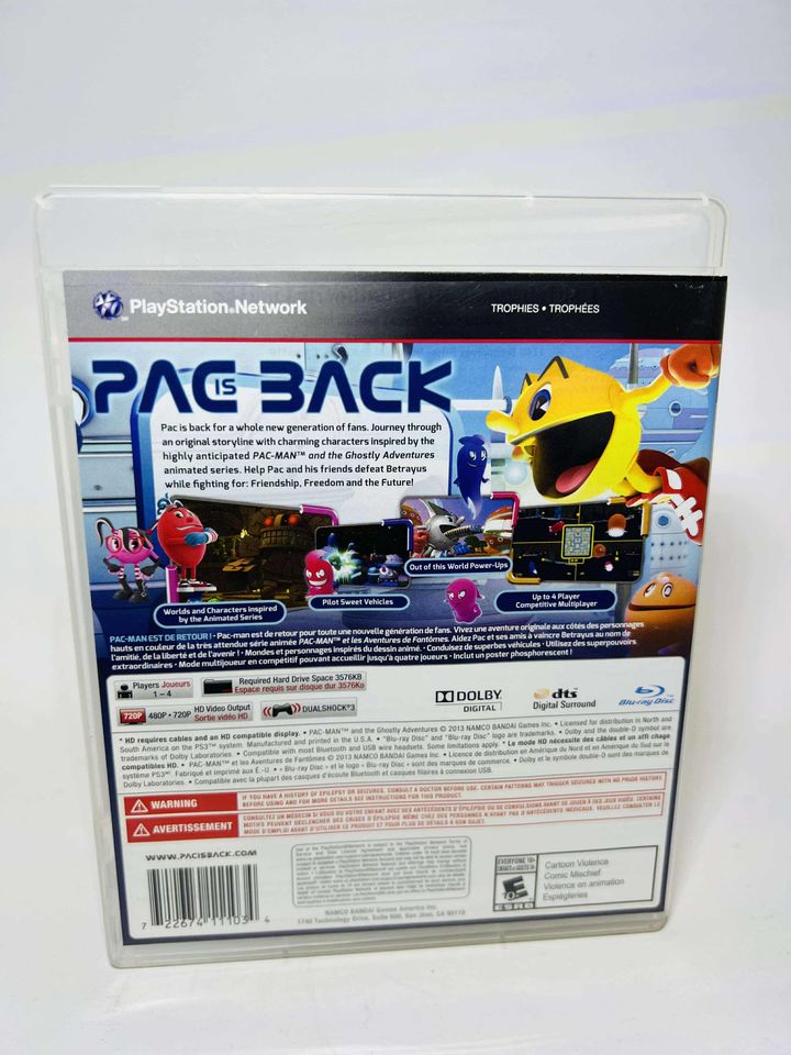 PAC-MAN AND THE GHOSTLY ADVENTURES PLAYSTATION 3 PS3 - jeux video game-x