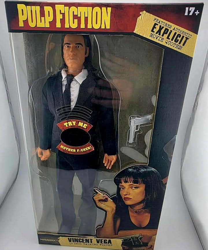 Figurine Pulp Fiction Vincent Vega Talking Figure | 13 Tall Miramax