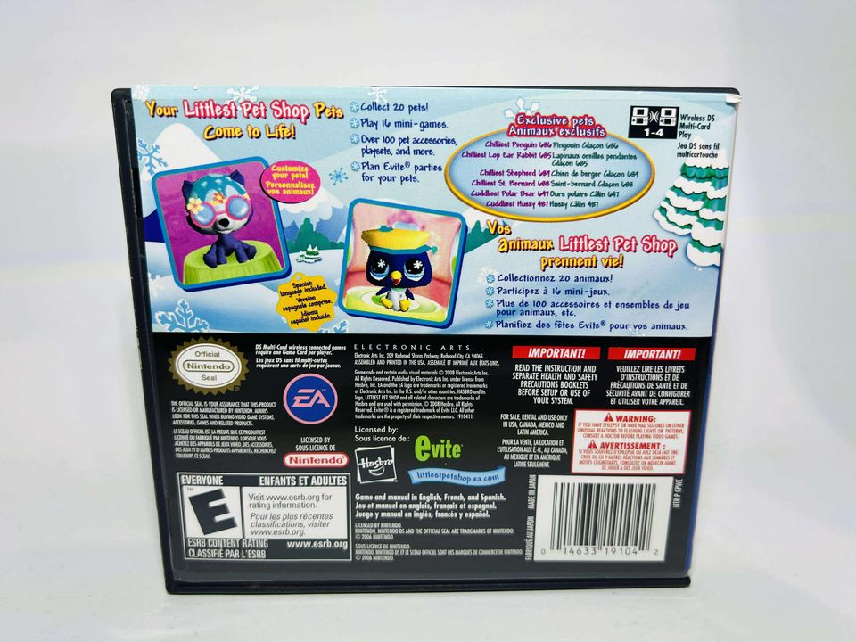 LITTLEST PET SHOP WINTER NINTENDO DS - jeux video game-x