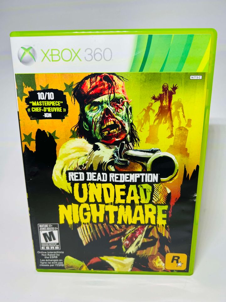 RED DEAD REDEMPTION UNDEAD NIGHTMARE XBOX 360 X360 - jeux video game-x