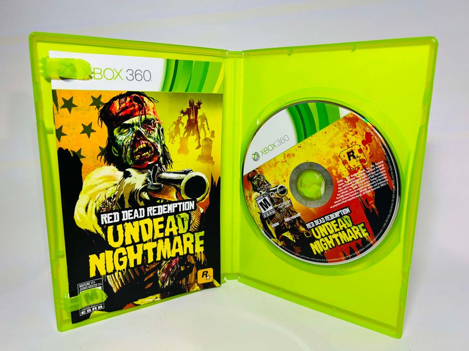 RED DEAD REDEMPTION UNDEAD NIGHTMARE XBOX 360 X360 - jeux video game-x