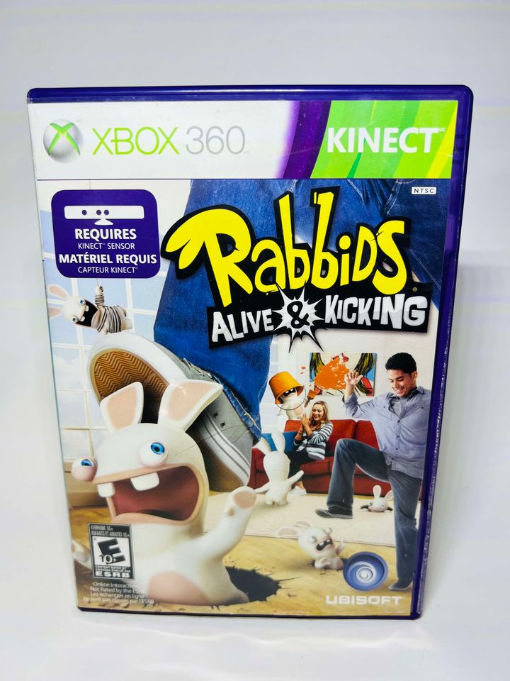 RABBIDS: ALIVE & KICKING XBOX 360 X360 - jeux video game-x