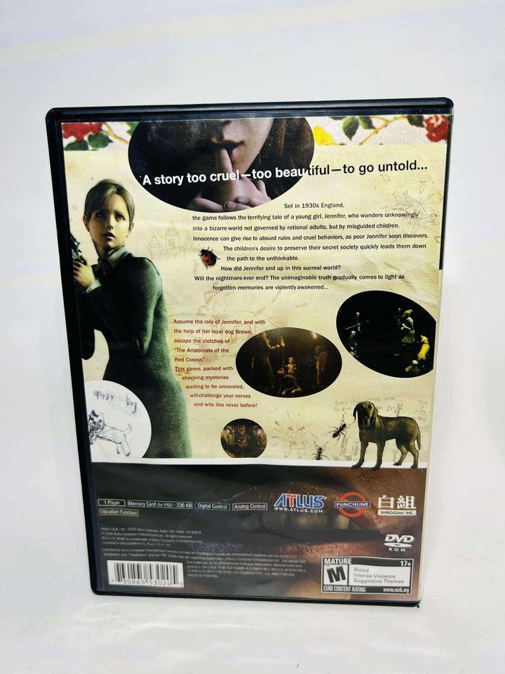 RULE OF ROSE PLAYSTATION 2 PS2 - jeux video game-x