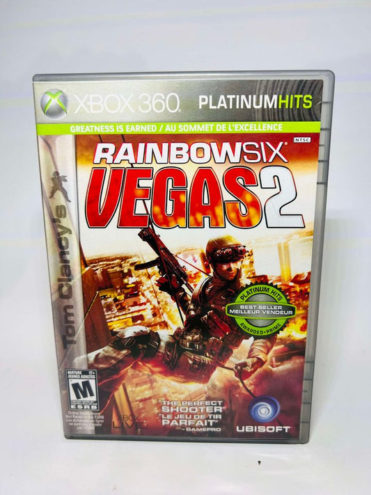 TOM CLANCY'S RAINBOW  SIX : VEGAS 2 PLATINUM HITS XBOX 360 X360 - jeux video game-x