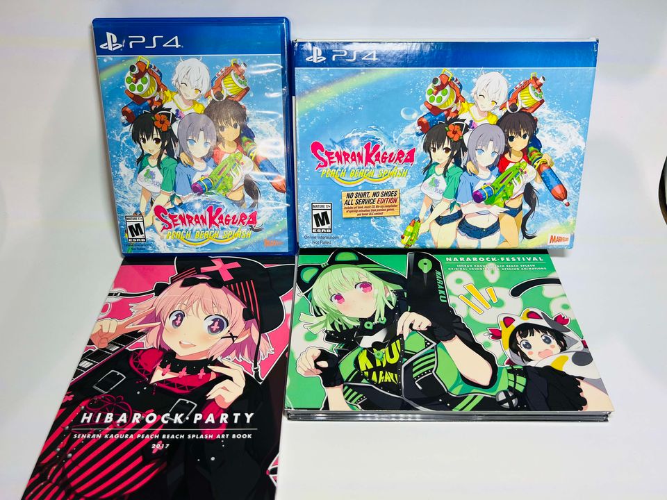 SENRAN KAGURA: PEACH BEACH SPLASH COLLECTOR EDITION PLAYSTATION 4 PS4 - jeux video game-x