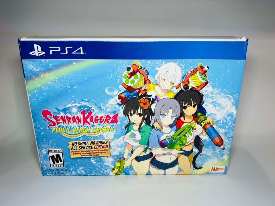 SENRAN KAGURA: PEACH BEACH SPLASH COLLECTOR EDITION PLAYSTATION 4 PS4 - jeux video game-x