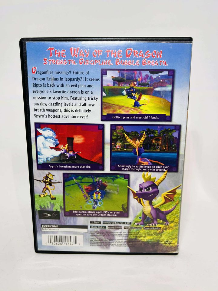 SPYRO ENTER THE DRAGONFLY (PLAYSTATION 2 PS2) - jeux video game-x