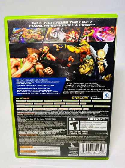 STREET FIGHTER X TEKKEN XBOX 360 X360 - jeux video game-x