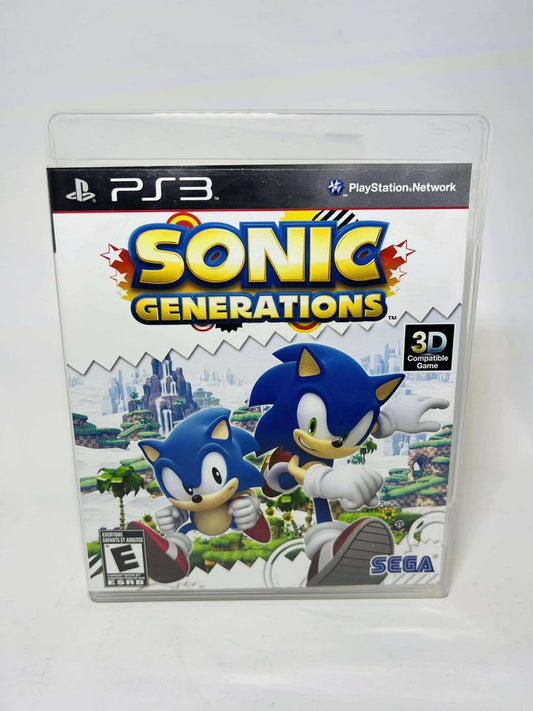 SONIC GENERATIONS PLAYSTATION 3 PS3 - jeux video game-x