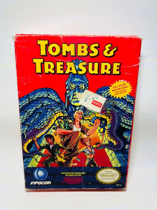 TOMBS & TREASURE EN BOITE NINTENDO NES - jeux video game-x