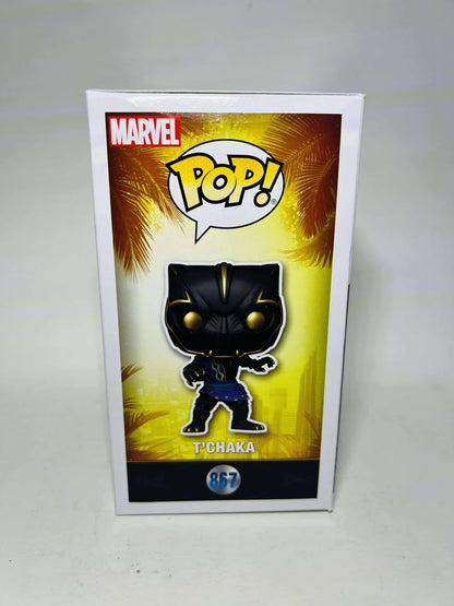 Funko Pop! BLACK PANTHER T'CHAKA #867 *FUNKO HOLLYWOOD EXCLUSIVE* - jeux video game-x