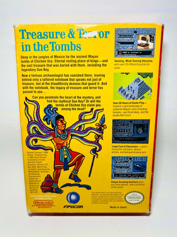 TOMBS & TREASURE EN BOITE NINTENDO NES - jeux video game-x