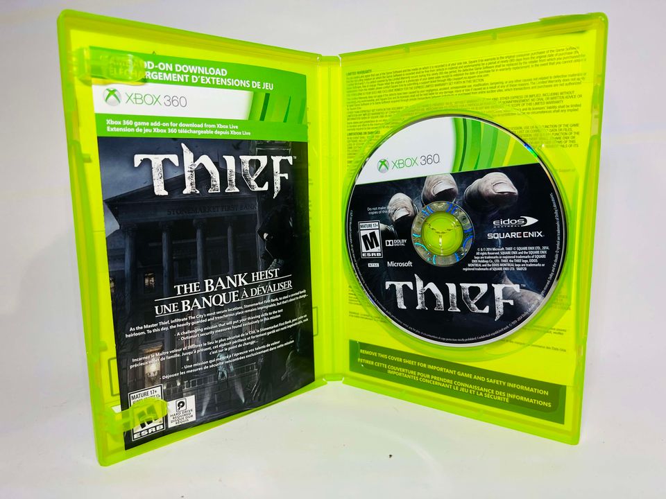 THIEF XBOX 360 X360 - jeux video game-x