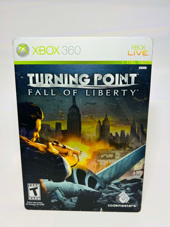 TURNING POINT FALL OF LIBERTY Collector's Edition XBOX 360 X360 - jeux video game-x