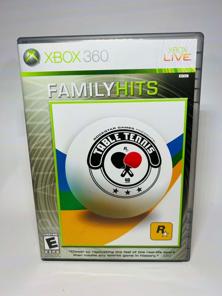 TABLE TENNIS Platinum hits XBOX 360 X360 - jeux video game-x