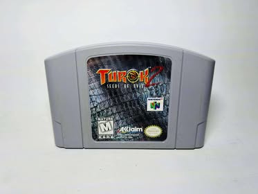 TUROK 2 SEEDS OF EVIL GRISE NINTENDO 64 N64 - jeux video game-x