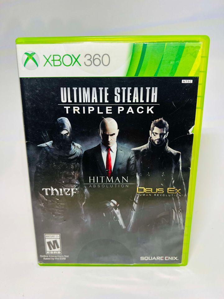 Ultimate Stealth Triple Pack XBOX 360 X360 - jeux video game-x