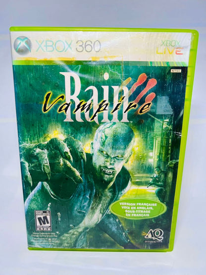 VAMPIRE RAIN XBOX 360 X360 - jeux video game-x