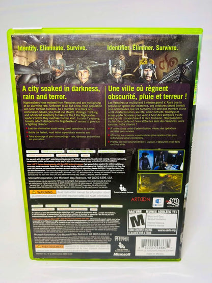 VAMPIRE RAIN XBOX 360 X360 - jeux video game-x