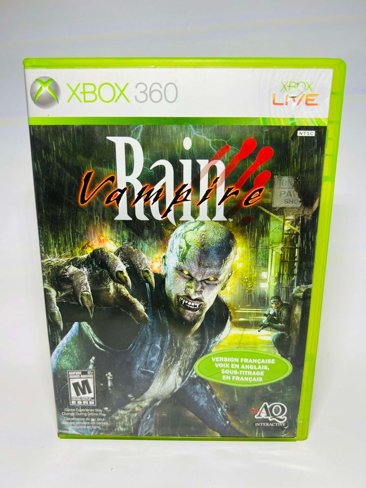 VAMPIRE RAIN XBOX 360 X360 - jeux video game-x