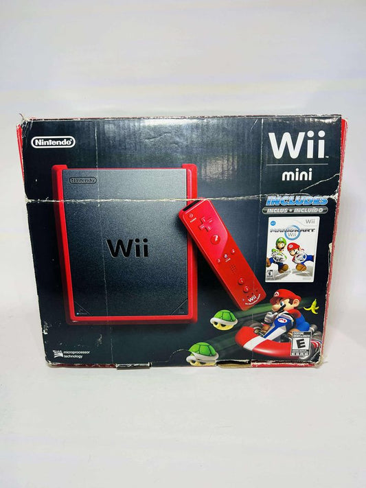 CONSOLE NINTENDO WII MINI SYSTEM Mario Kart bundle EN BOITE - jeux video game-x