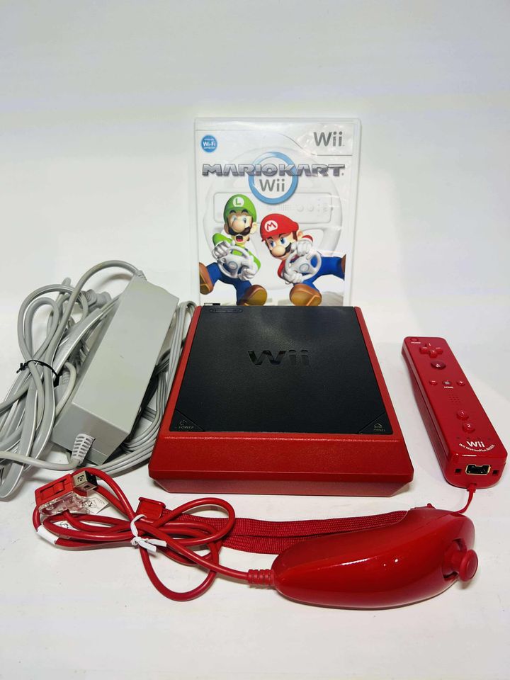 CONSOLE NINTENDO WII MINI SYSTEM Mario Kart bundle EN BOITE - jeux video game-x