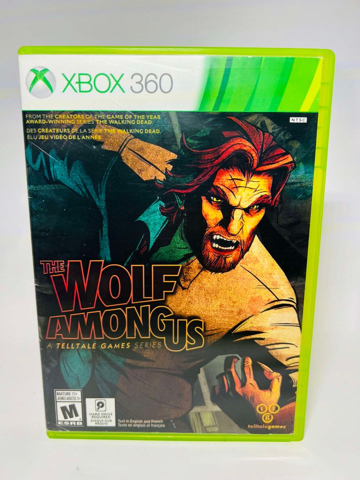 THE WOLF AMONG US XBOX 360 X360 - jeux video game-x