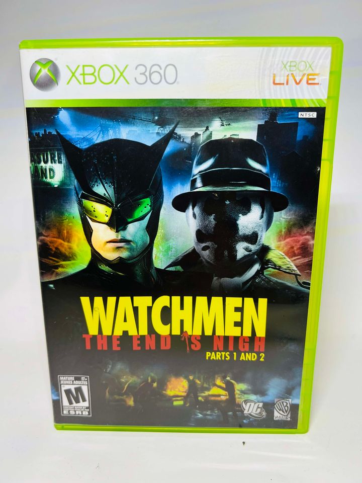 WATCHMEN THE END IS NIGH PARTS 1 & 2 XBOX 360 X360 - jeux video game-x