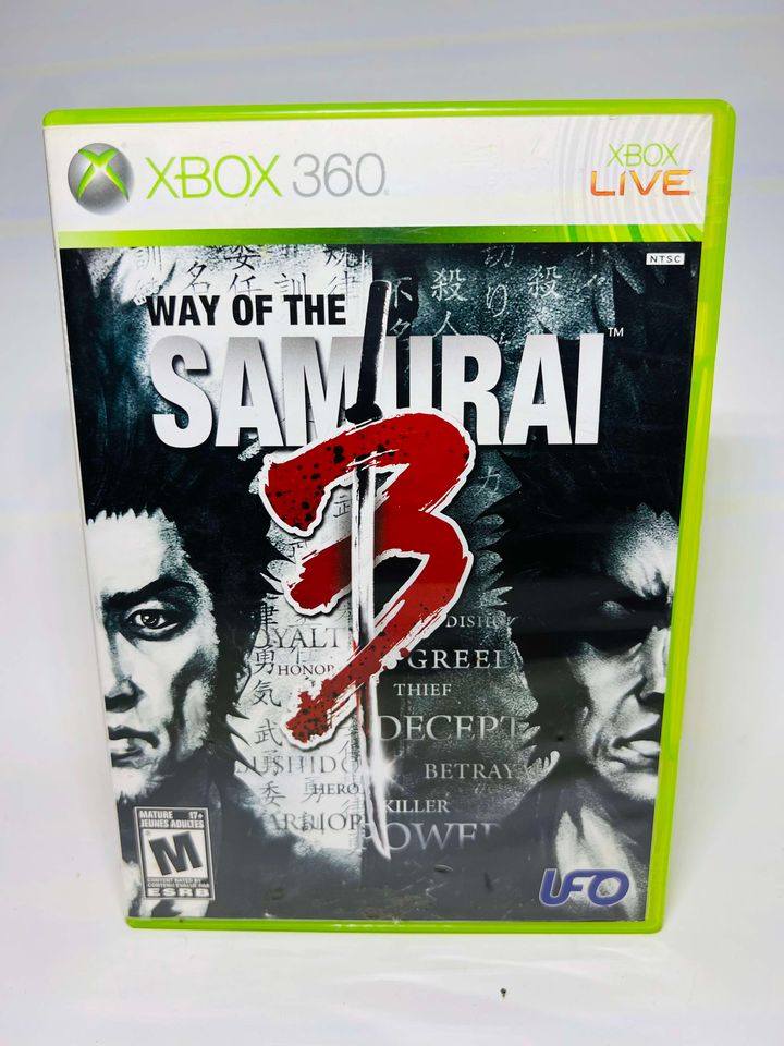 WAY OF THE SAMURAI 3 XBOX 360 X360 - jeux video game-x