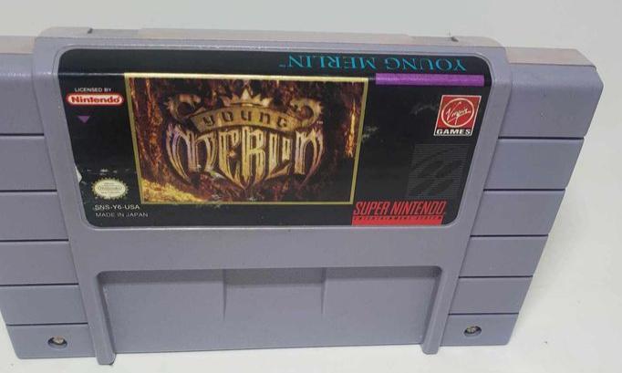 YOUNG MERLIN SUPER NINTENDO SNES - jeux video game-x