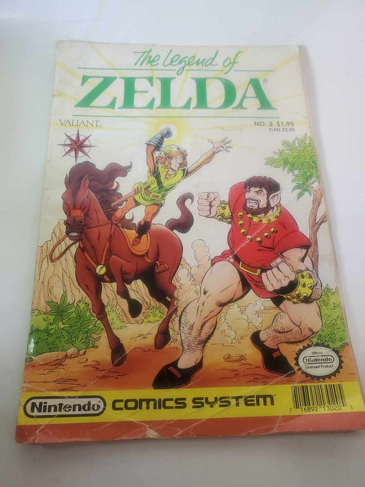 The Legend of Zelda no.2 Nintendo Valiant 1990 Comic Book - jeux video game-x