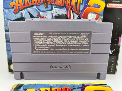 AERO THE ACRO-BAT 2 EN BOITE SUPER NINTENDO SNES