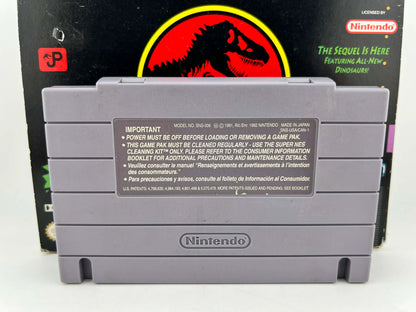 JURASSIC PARK 2 THE CHAOS CONTINUES en boite SUPER NINTENDO SNES