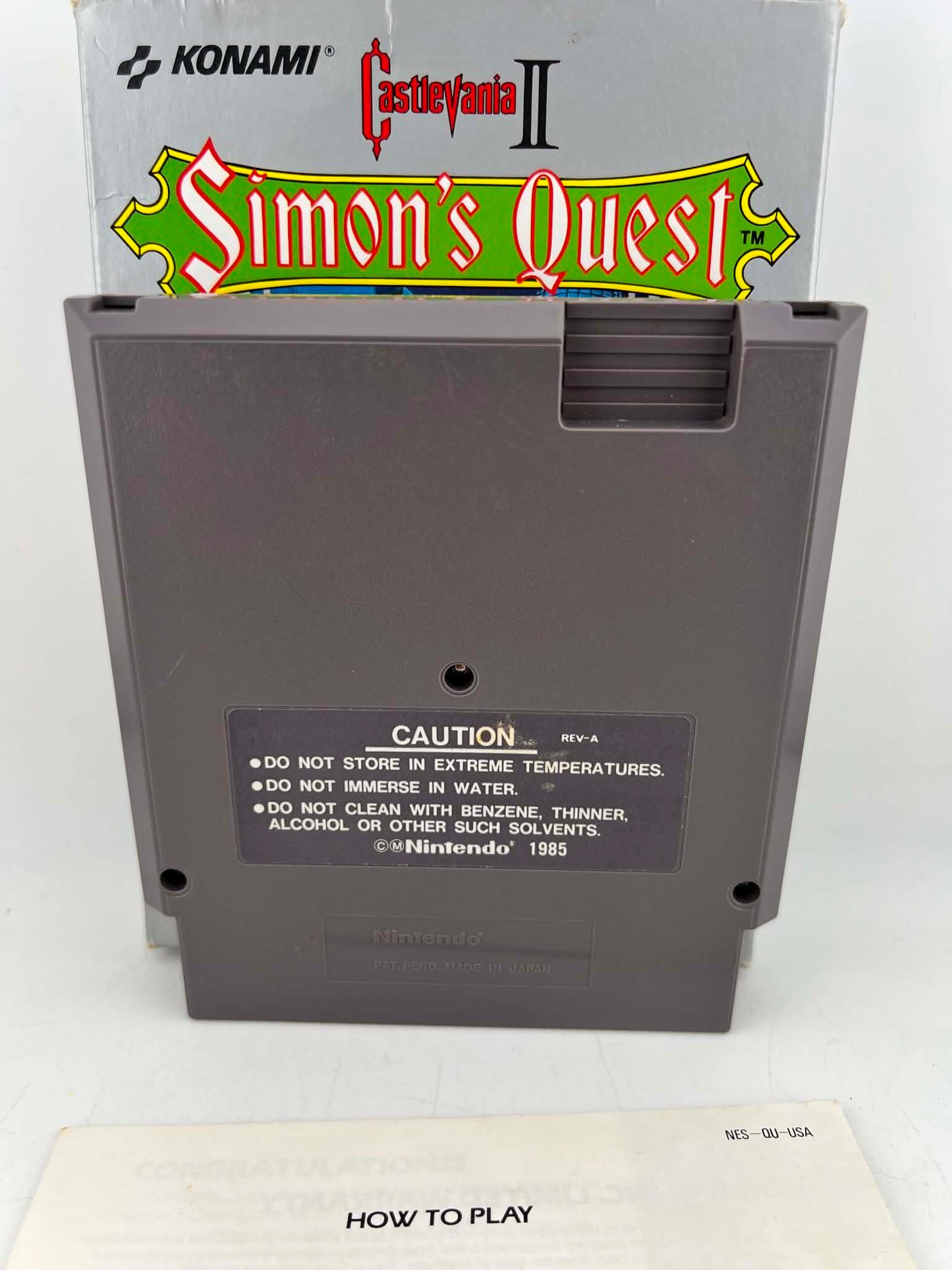 CASTLEVANIA II 2 SIMON'S QUEST EN BOITE NINTENDO NES