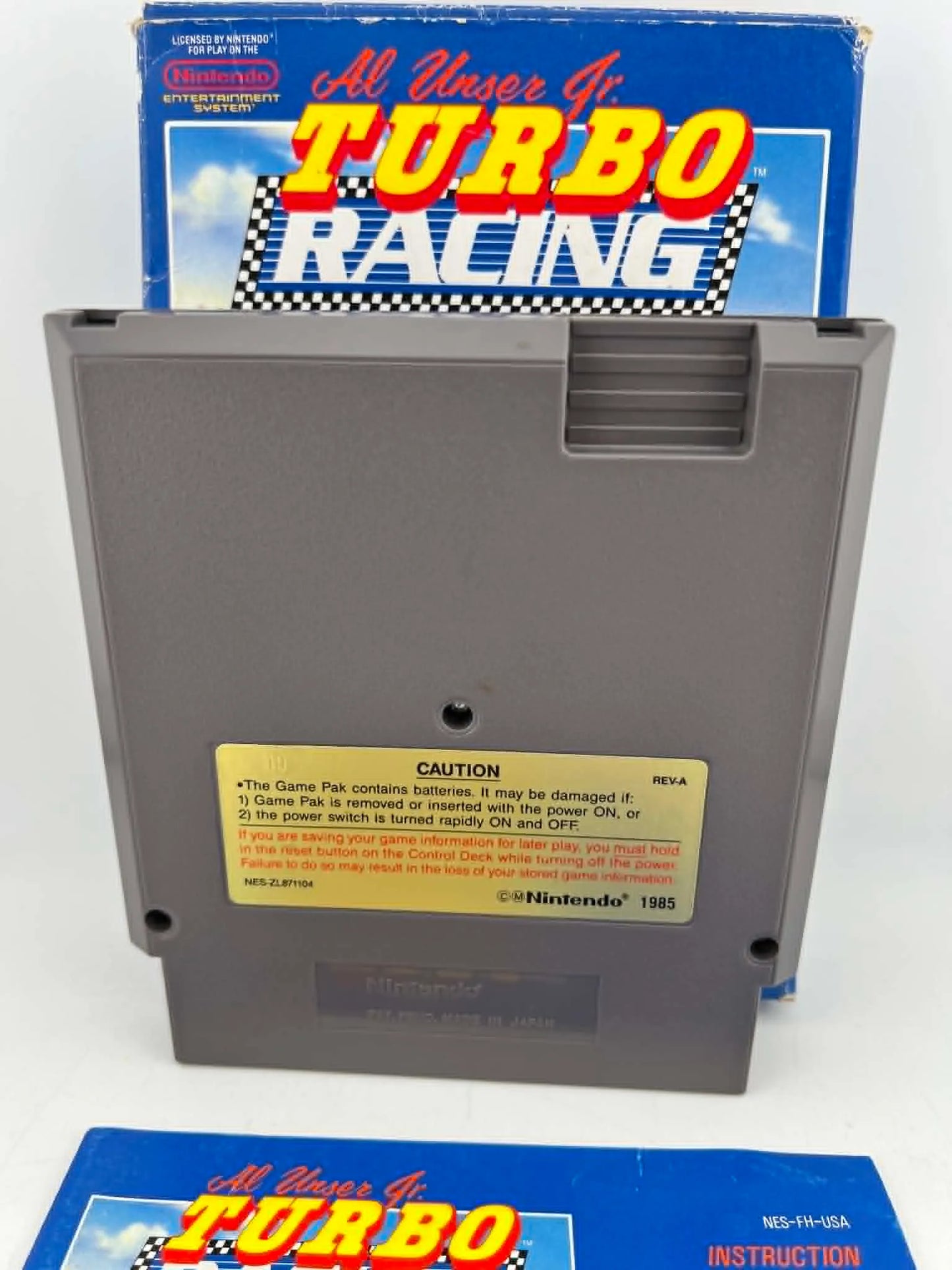 Al Unser Jr. Turbo Racing En Boite Nintendo NES