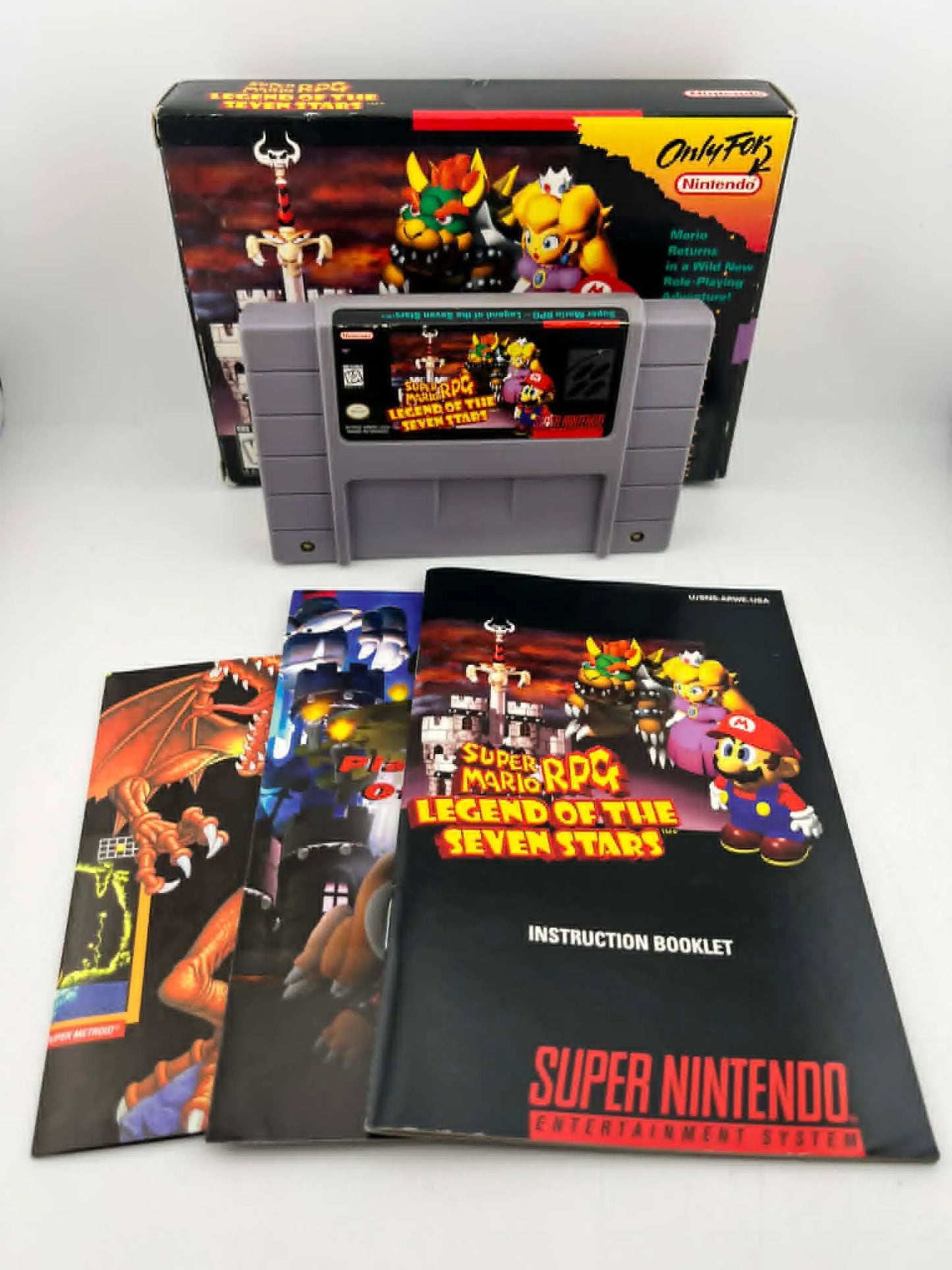 Super Mario Rpg: Legend Of The Seven Stars En Boite Super Nintendo Snes