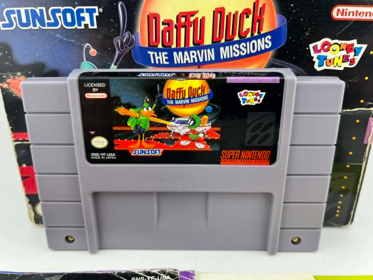 DAFFY DUCK THE MARVIN MISSIONS en boite SUPER NINTENDO SNES