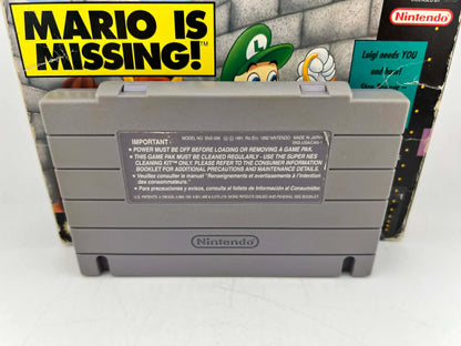 MARIO IS MISSING ! EN BOITE SUPER NINTENDO SNES