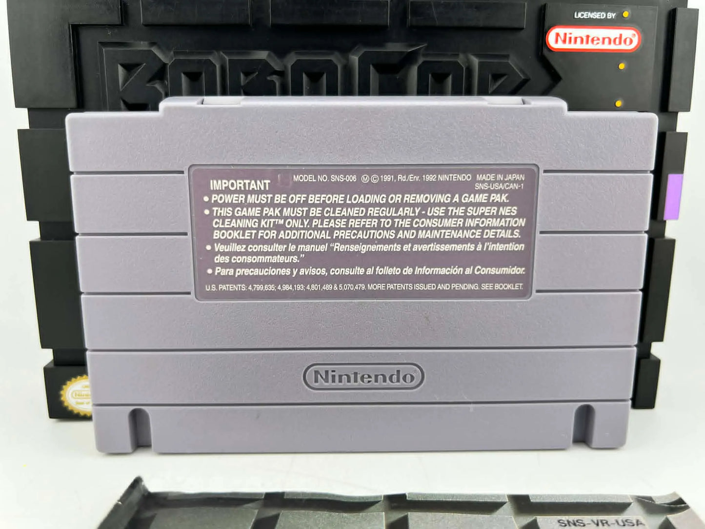 ROBOCOP VS. TERMINATOR EN BOITE SUPER NINTENDO SNES