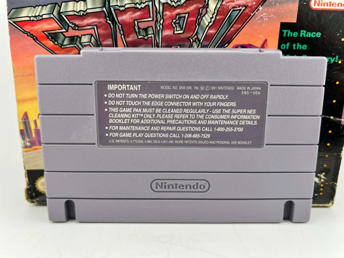 F-ZERO EN BOITE SUPER NINTENDO SNES