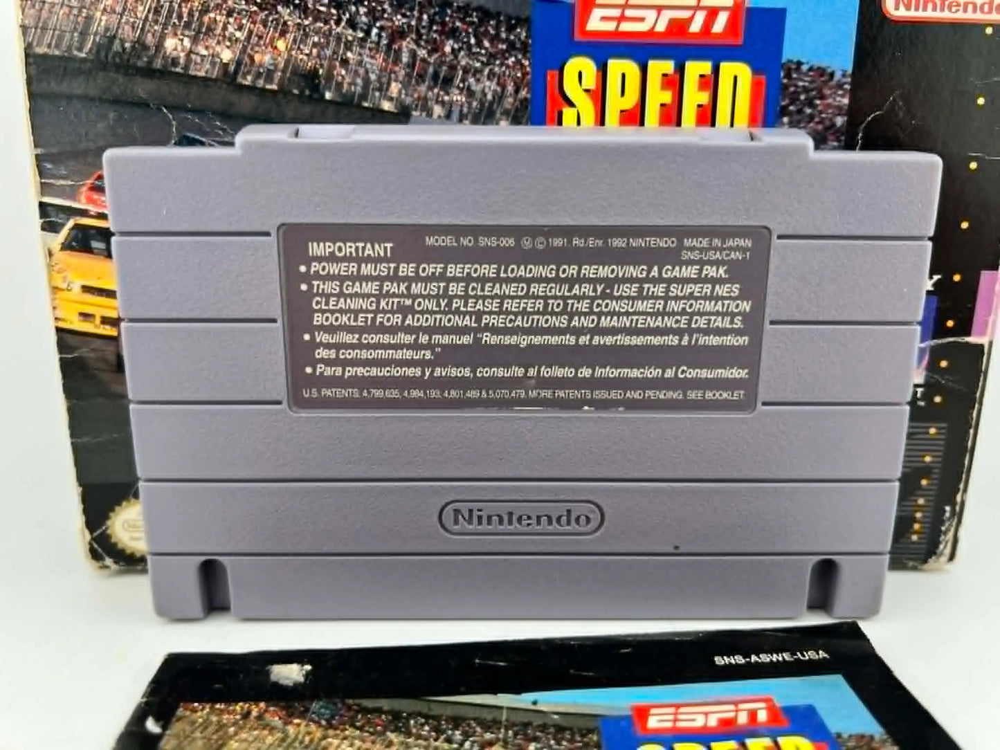 ESPN speed world en boite SUPER NINTENDO SNES