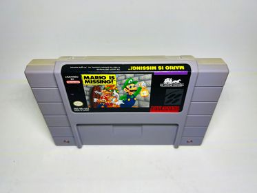 MARIO IS MISSING ! SUPER NINTENDO SNES - jeux video game-x